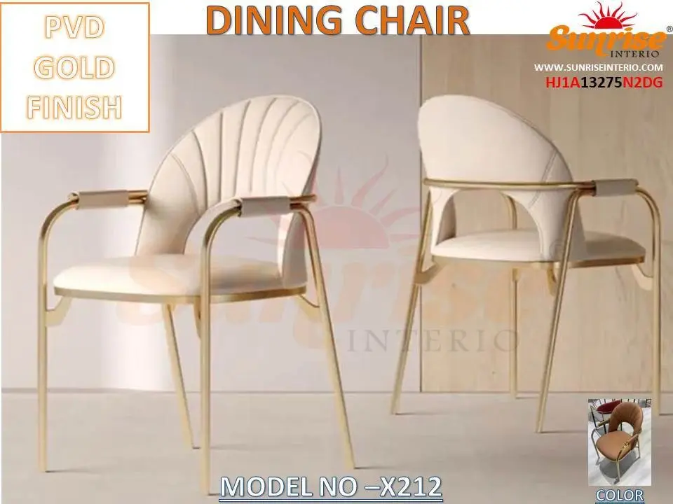 PVD POLISH DINING CHAIR