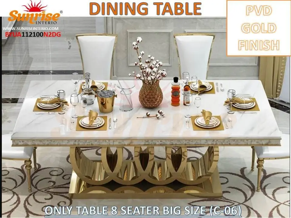 8 SEATER DINING TABLE BIG SIZE