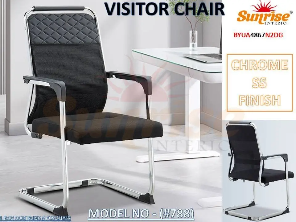 CHROME SS FINISH  VISITOR CHAIR