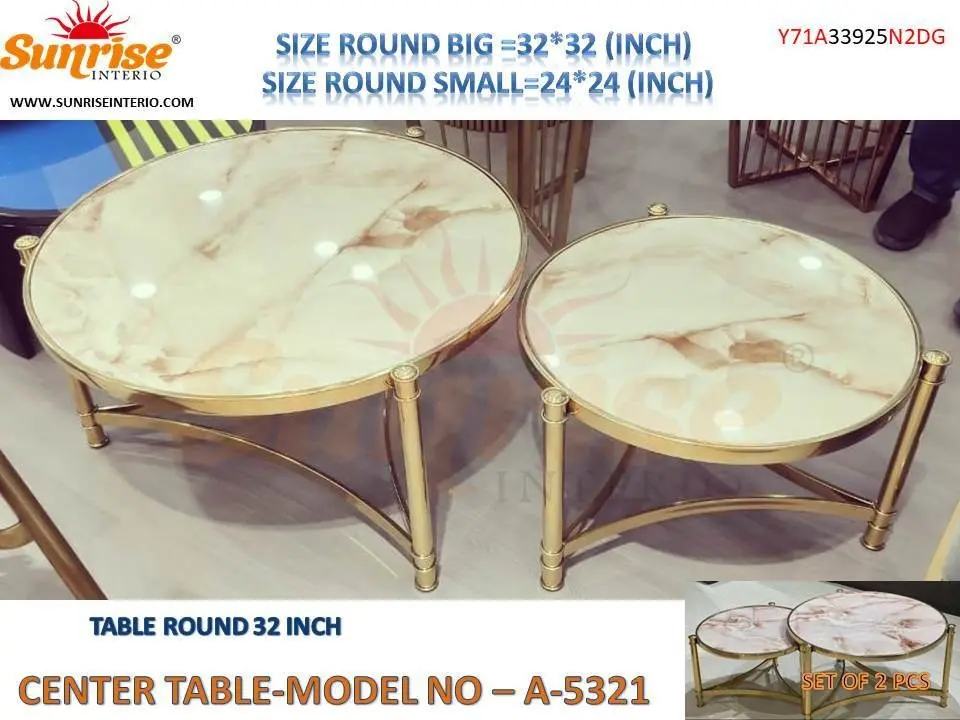 COFFEE TABLE (SET OF 2 PIECE ) (A-5321)