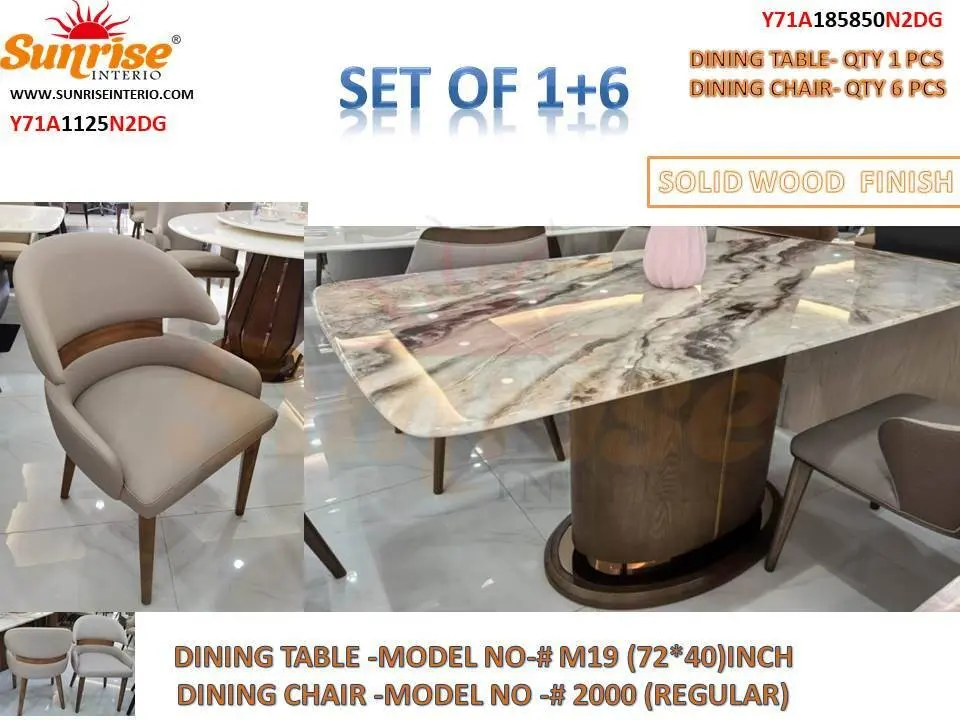 DINING TABLE (1+6)