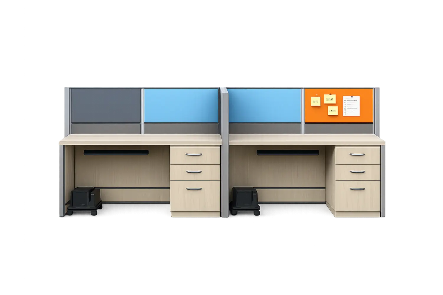 SUNRISE 2078 LINEAR WORKSTATION  SINGLE SEATER